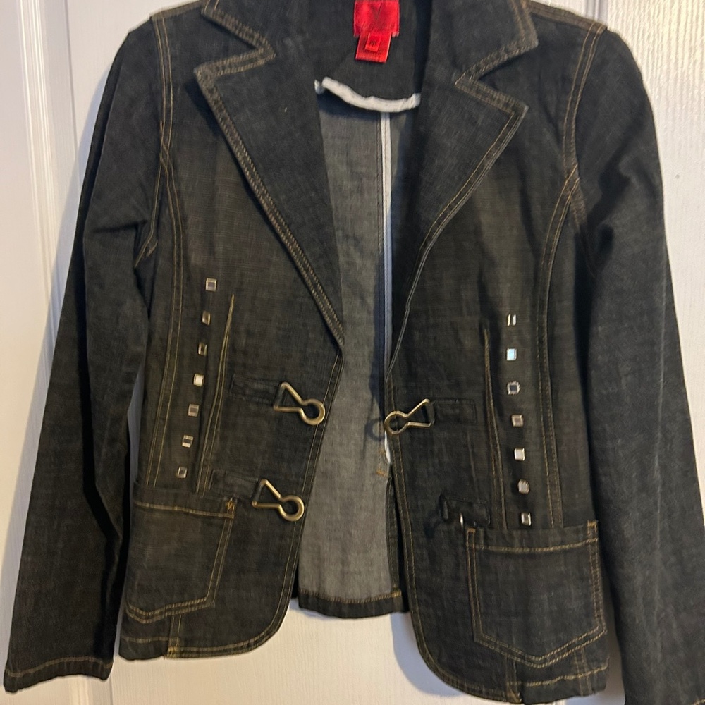 V Very Vera size 4 PP denim pants suit